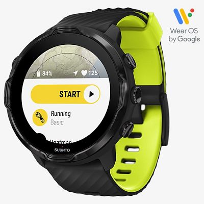 Превью  Спортивные часы SUUNTO 7 Black/Lime